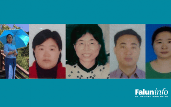 (Left to right: Ms. Mo Liqiong, Mrs. Deng Fang, Ms. Ma Qin, Mr. Zeng Xingyang, and Ms. Zeng Yueling.)