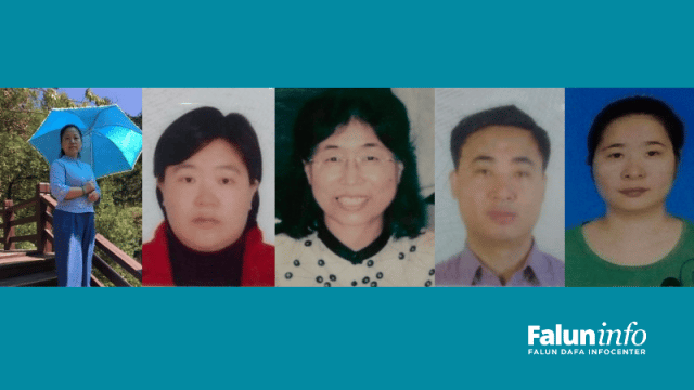 (Left to right: Ms. Mo Liqiong, Mrs. Deng Fang, Ms. Ma Qin, Mr. Zeng Xingyang, and Ms. Zeng Yueling.)