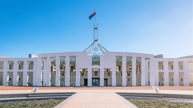 Australian Parliament, Canberra, Australia (Credit: Mlenny via Canva)