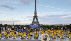 Candle vigil for Falun Gong practitioners who lost their lives in the ongoing persecution (2019)